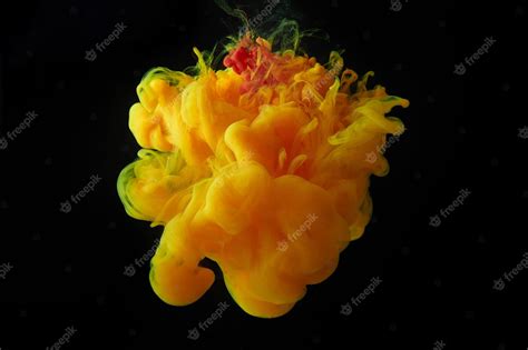 Premium Photo | Abstract design with orange splash of paint