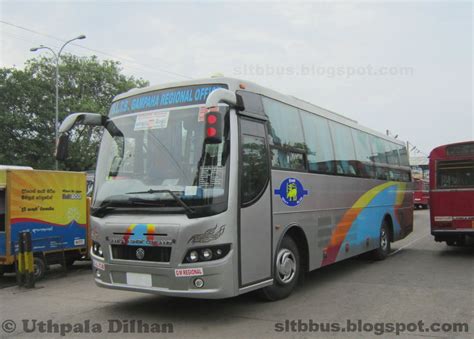 SLTB buses - ශ්‍රී ලංගම බස්: Ashok Leyland Viking AC luxury bus from SLTB Gampaha Regional office