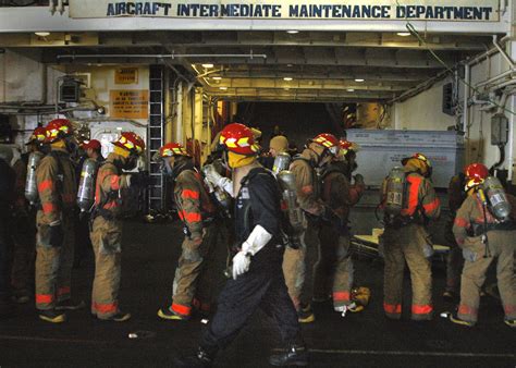File:US Navy 060331-N-1786N-012 During a fire drill on board the amphibious assault ship USS ...