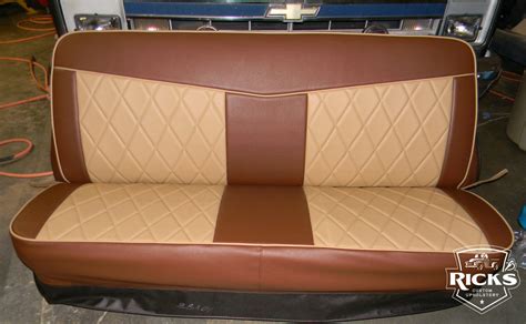 Rick's Custom Upholstery / 47-87 Chevy Truck / Diamond Pleat / Bench Seat Covers