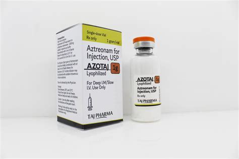 Aztreonam_Injection_USP_1000mg_Exporter_India - Taj Generics ...