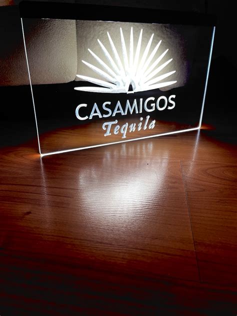 Casamigos LED Neon White Light Sign 8x12 - Etsy