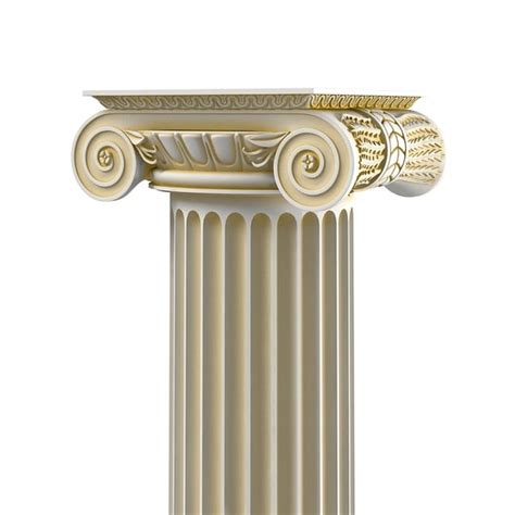 ionic column classic 3d max