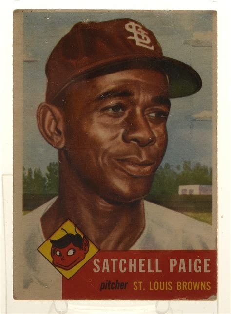 1953 Satchel Paige Topps "Rookie" Baseball Card | EBTH