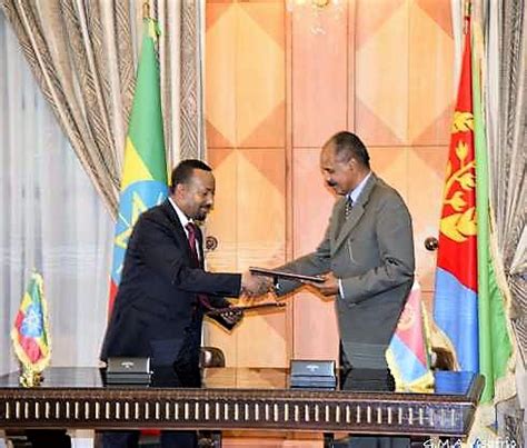 Ethiopia and Eritrea Sign Declaration of Peace and Friendship – Ethiosports