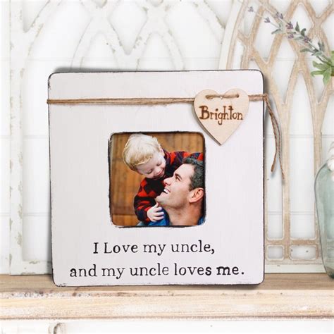 Personalized Uncle Picture Frame, Uncle Gift Idea, New Uncle Picture ...