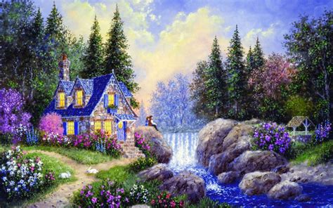 Spring Cottage Wallpapers - Top Free Spring Cottage Backgrounds ...