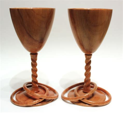 Turned wooden goblets | Creative Woodturning