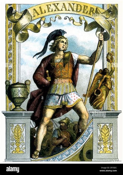 Alexander the Great, king of Macedonia, 356 BC - 13.6.323 BC., full ...