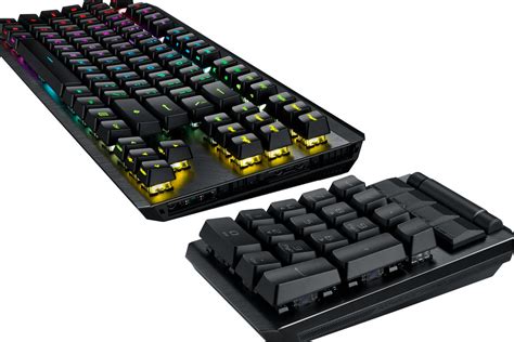 Asus’ ROG Claymore II mechanical keyboard has a handy detachable number ...