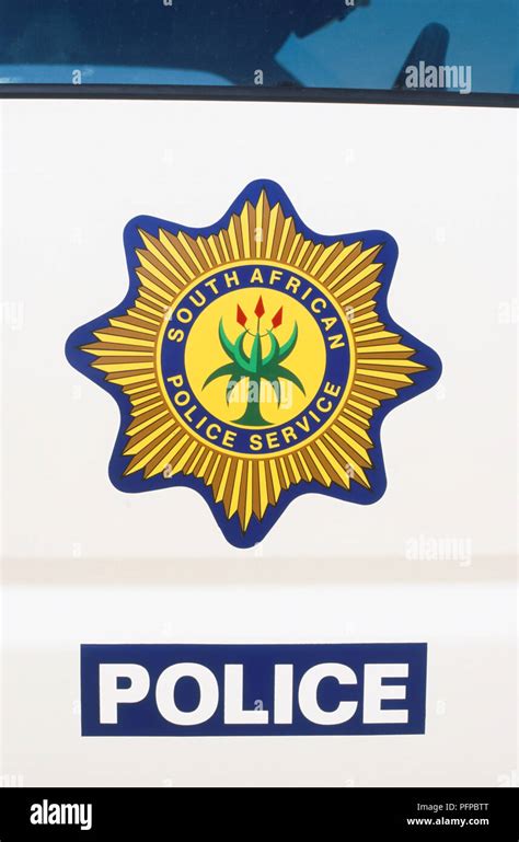 South african police service logo hi-res stock photography and images - Alamy