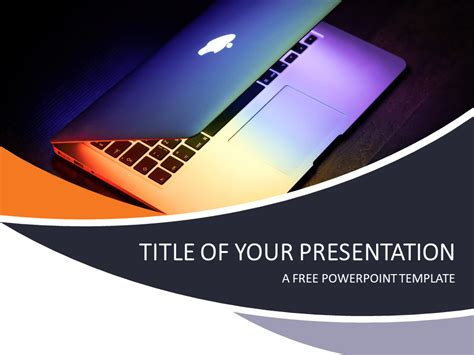 Technology and Computers PowerPoint Template - PresentationGO | Powerpoint template free ...