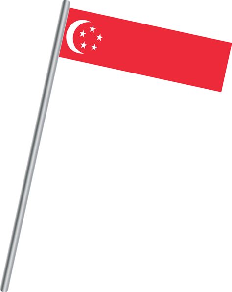 Singapore flag symbol 13846868 PNG