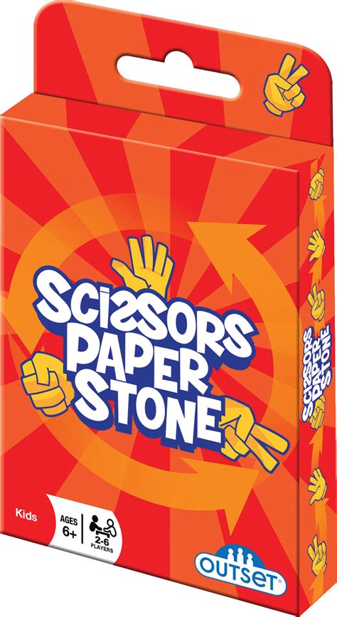 Scissors Paper Stone Card Game - Kite and Kaboodle