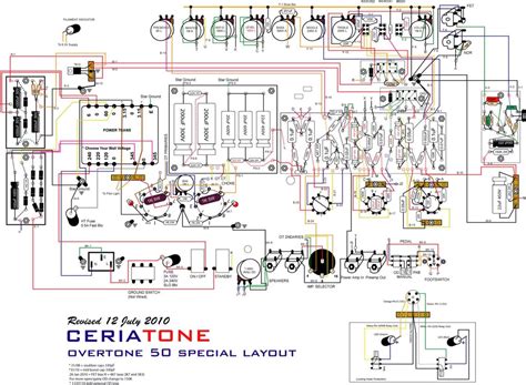 Schematic Ckt of a Dumble guitar amp copy | Guitar diy, Guitar amp, Diy ...