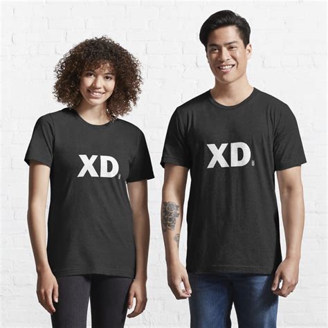 "XD" T-shirt for Sale by CITOH | Redbubble | big t-shirts - text t-shirts - font t-shirts