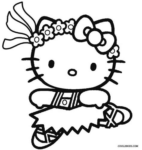 Printable Ballet Coloring Pages For Kids | Cool2bKids | Hello kitty coloring, Hello kitty ...