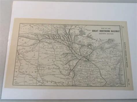 Great Eastern Railway Map FOR SALE! - PicClick UK