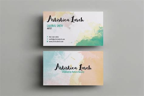 Artist Business Card - 22+ Examples, Illustrator, Word, Pages ...