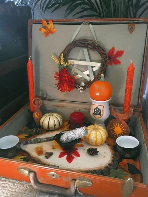 My altar for Mabon. Happy Autumn Equinox! : r/Wicca