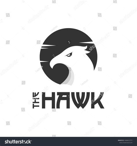 Hawk Mascot Logo Design Animal Vector Stock Vector (Royalty Free ...