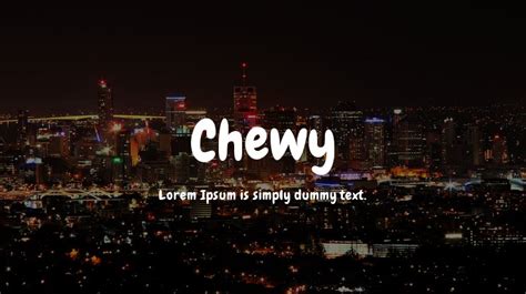 Chewy Font : Download Free for Desktop & Webfont