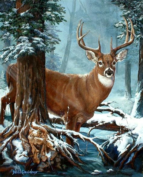 Paintings | Deer artwork, Hunting art, Deer art