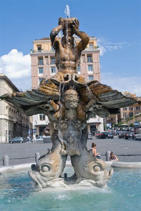 Bernini's Triton Fountain Piazza Barberini Rome | Bernini sculpture ...