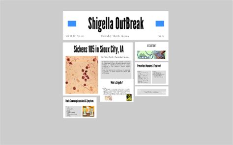 Shigella OutBreak by Shareath Hill