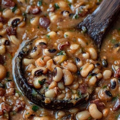 Black-Eyed Peas Recipe (with Bacon and Sausage) - Olivia's Cuisine