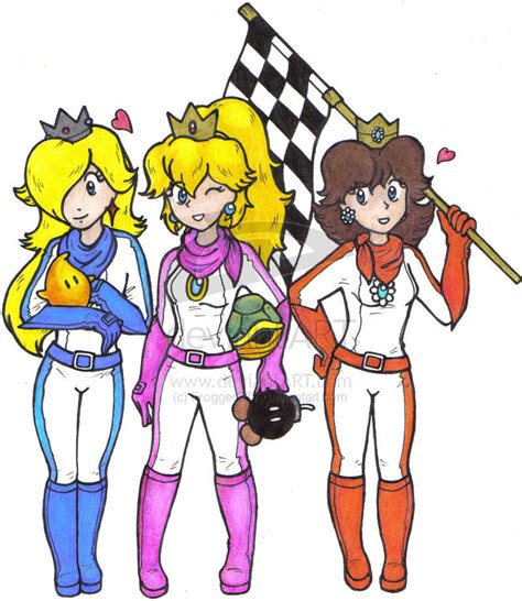 Mario kart girls - Mario Princesses Fan Art (22207099) - Fanpop