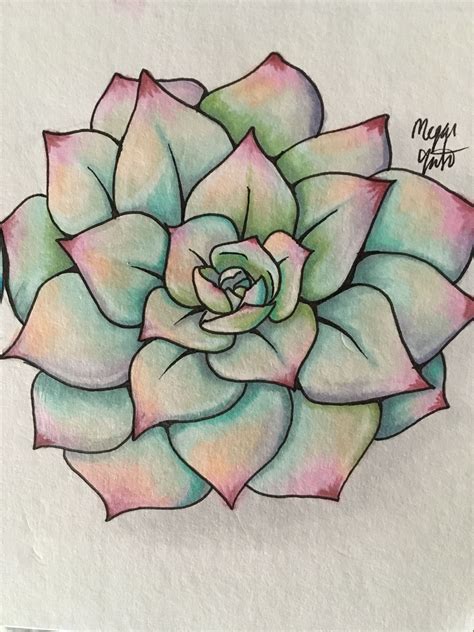 Artwork by @meg6450 | Flower art, Color pencil art, Water painting