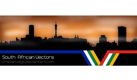 Johannesburg Skyline Silhouettes Vector | Download Free Vector Art ...