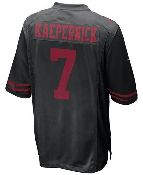 Nike Men's Colin Kaepernick San Francisco 49ers Game Jersey in Black ...