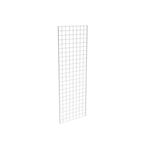 3 Pack White Gridwall Panels, AA Store Fixtures