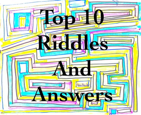 Top 10 Best Riddles and Answers - HobbyLark