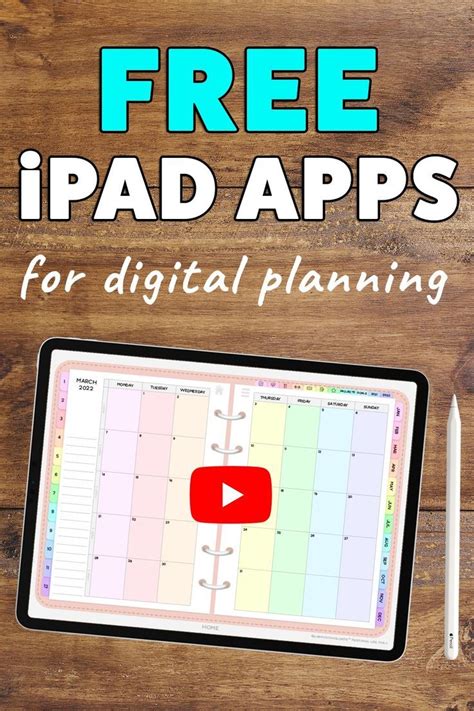 Best FREE digital planner apps for iPad in 2021 in 2024 | Planner apps ...