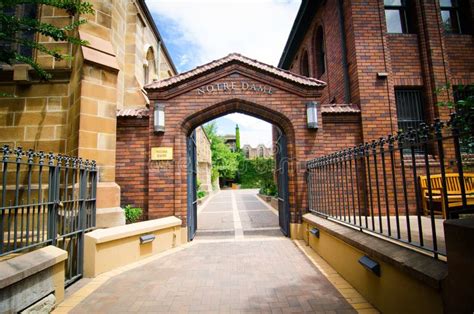 The University of Notre Dame, Sydney Campus, Image Shows the Main Entrance at Broadway Street ...