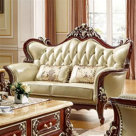 Antique White European Carving Sofa Set at Rs 49000/piece in Betul | ID ...