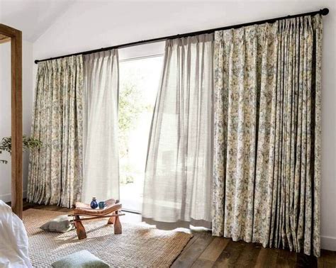 Sliding Door Curtain Rod Ideas - Trabahomes