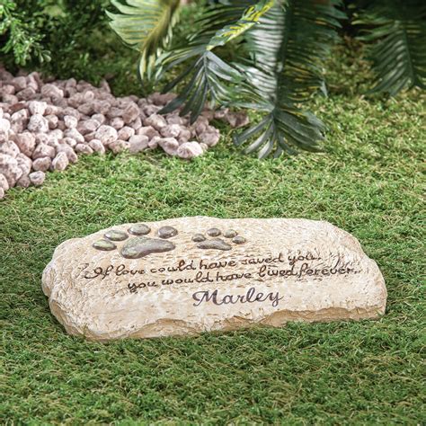 Personalized Forever Pet Memorial Stone - Custom Memorial - Miles Kimball