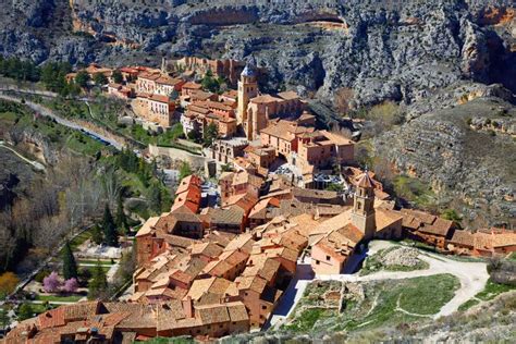 Albarracin Medieval Town at Teruel Spain Stock Image - Image of ...