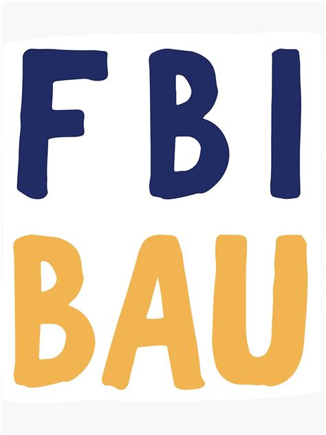 "fbi bau - criminal minds - sticker" Sticker for Sale by Lepapillonco | Redbubble