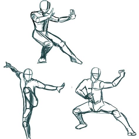 Resultado de imagem para KUNG FU POSES | Drawing poses, Drawing base ...