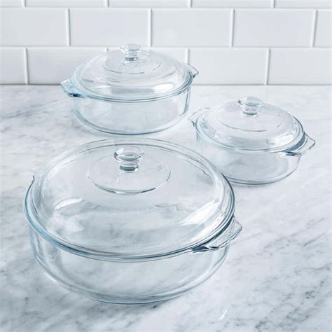 Libbey Bake Glass Casserole with Lid Set | Kitchen Stuff Plus