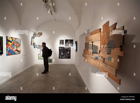 A vernissage in the Recoleta Cultural Center Stock Photo - Alamy