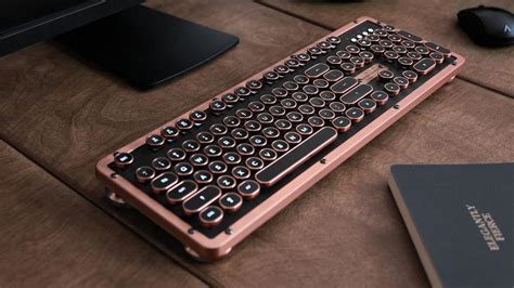 Este teclado retro te sorprenderá por sus increíbles acabados