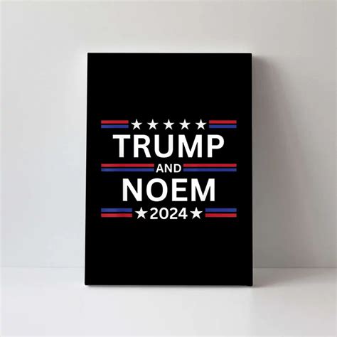 Donald Trump And Kristi Noem 2024 Presidential Election 2024 Canvas ...