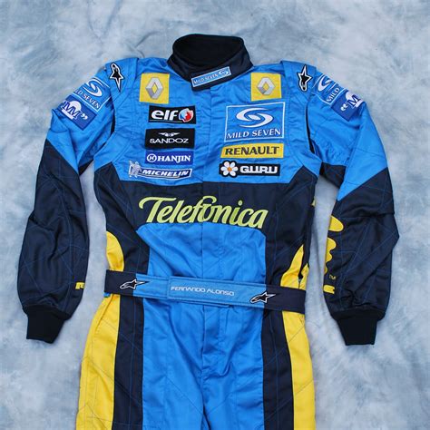 Fernando Alonso Renault F1 overalls race suit – Racefan F1 Memorabilia