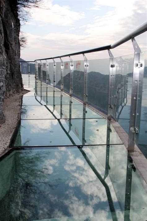 Glass Bridge: A Perfect Instrument to Terrify People,Tianmen Mountain, China